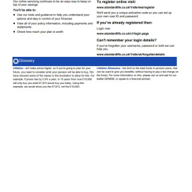 United Kingdom Standard Life utility bill template in Word and PDF format, 7 pages 1 2